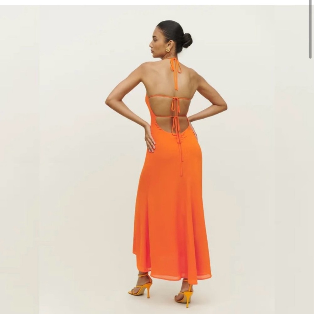 Reformation Tova Dress in Citrus🍊 - Size 2